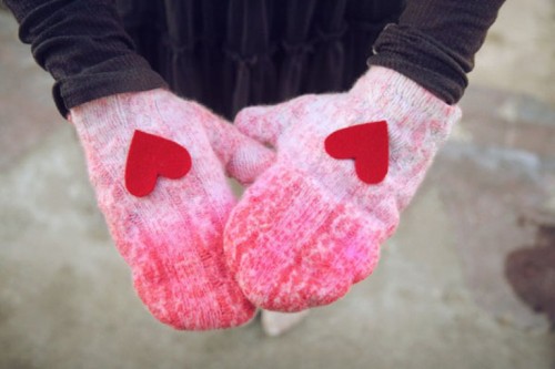 ไอเดีย DIY ถุงมือหัวใจสุดน่ารัก